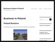 Tablet Screenshot of polandbusiness.com.pl